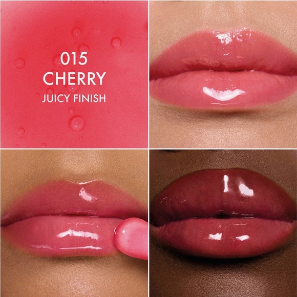 'Dior Addict Lip Glow Oil Reacts With PH Lip, Shine -015 Cherry - Juicy  NWOT - Picture 3 of 9